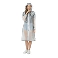 thumbnail image 4 of Tersarium Thicken Raincoat Practical EVA Rainwear Waterproof Rain Cape Reuseable Rain Poncho Size L Black, 4 of 10
