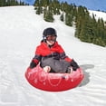 thumbnail image 5 of Snow Tube, Thicken PVC Sledding Tube With Double Reinforced Handle, Deep Seat Rollable For Camping Outing Snow -25 Degrees Celsius , Christmas For Kids And Adults, 5 of 7