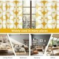 thumbnail image 6 of DriftAway Amelia Thermal Blackout Room Darkening Grommet Window Curtains Retro Geo Pattern Round Circle Star Print, 2 Panels, 52" x 96", Yellow, 6 of 6