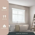 thumbnail image 5 of REGAL ESTATE ,SPC , Cordless 2" Smooth Faux Wood Blind, 63"W x 64"H, Smooth White, Blinds for Indoor Windows, Blinds for Bedroom, Bathroom, Kitchen, 5 of 8
