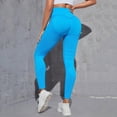 thumbnail image 5 of UngA Anti Cellulite Leggings, Tummy Control High Waisted Leggings Sets for Women, Gym Scrunch Butt Lifting Seamless Workout Yoga Pants Women Blue,L, 5 of 7