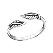 Leaf 925 Sterling Silver Toe Ring