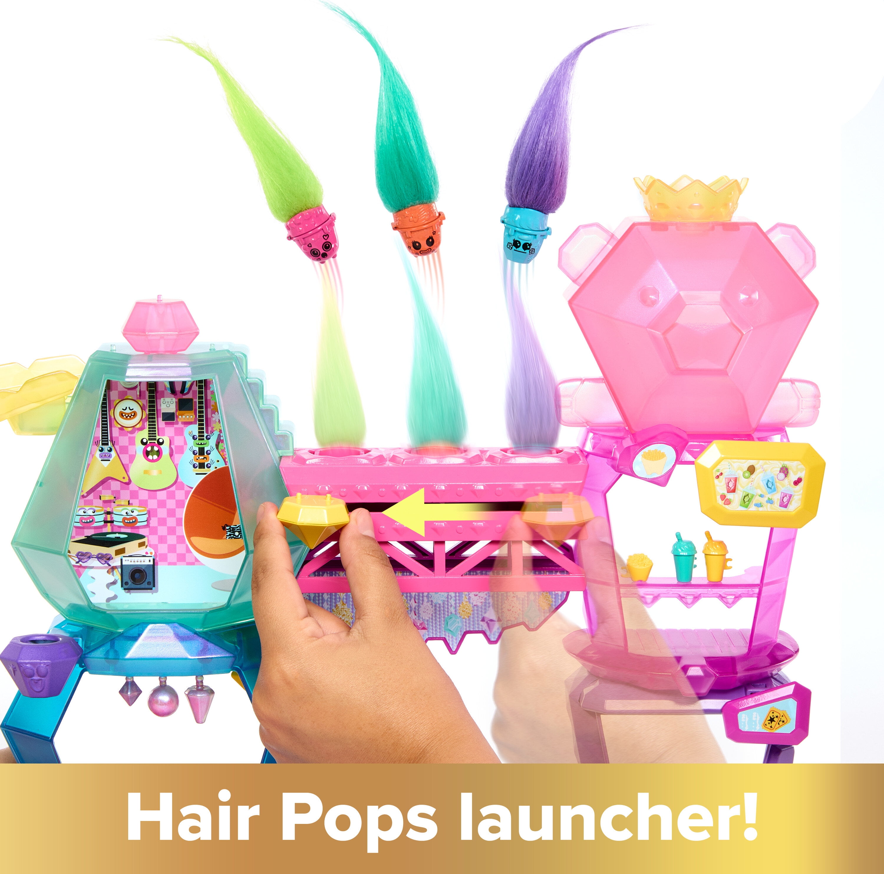  Mattel ​DreamWorks Trolls Band Together Toys, Mount Rageous  Playset with Queen Poppy Small Doll & 25+ Accessories, 4 Hair Pops (  Exclusive) : Toys & Games