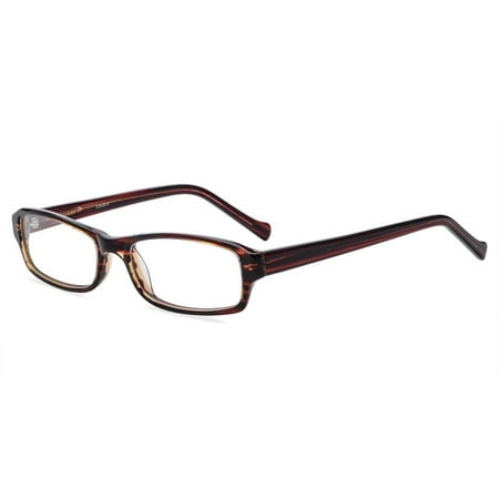 Contour Womens Prescription Glasses, FM11021 Brown Stripe