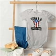thumbnail image 4 of Viva La Puerto Rico Se Levanta Pride Romper Boys or Girls Infant Baby Brisco Brands NB, 4 of 6