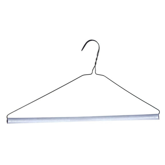 Pants Hangers 50 Pack 16 Inch - Heavy Duty Strut Hangers with Cardboard Tube - Non Slip Clothes Hangers for Pants, Trousers, Jeans, Skirts