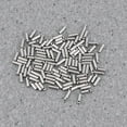 thumbnail image 1 of Minkissy 100 Pcs Jewelry Making End Caps Silver Stainless Steel for Necklaces and Bracelets, 1 of 6