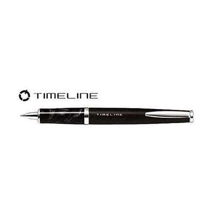 Pilot Timeline Ballpoint Pen - Dark Brown Wood Grip, 0.7mm, Retractable Tip Design