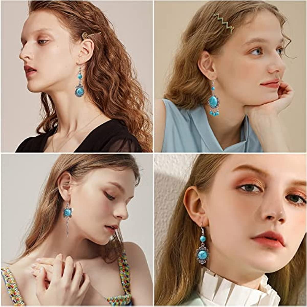 Western Turquoise Earrings, Shell Jewelry, Cowgirl Earrings, Dangle and  Drop Earrings, Unique Earrings, Gift for Her, Gift for Mom - Etsy | Turquoise  leaf earrings, Unique earrings, Etsy earrings