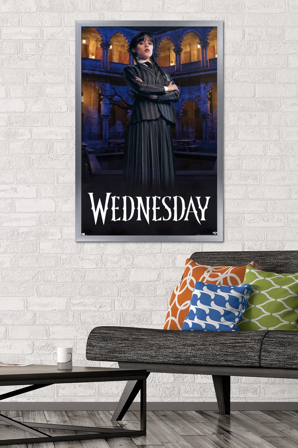 Wednesday - Portrait Wall Poster, 22.375" x 34" Framed