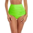 thumbnail image 2 of RELLECIGA Women's High Waisted Ruched Bikini Bottom, 2 of 8