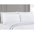 thumbnail image 2 of Posh Home 6 Piece Sheet Set with 4 Embroidered Pillowcases in Clearwater Squares - King, 2 of 3
