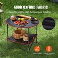 thumbnail image 5 of KFFKFF Folding Portable Camping Tablecloth Steel Outdoor Table Storage Bag, 5 of 9