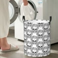 thumbnail image 2 of Laundry Basket, Skull Waterproof Laundry Hamper With Padded Handles, Clothes Hamper For Laundry, Bedroom, Dorm, Towels, Laundry Bin Easy Storage, 2 of 8
