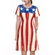 thumbnail image 1 of Disketp America Flags2 para Vestido de Manga Corta para Mujeres, Vestidos de Verano para Mujeres, Casual y Holgado para la Playa, 1 of 6