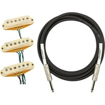 Fender Gen 4 Noiseless Stratocaster Pickups w/ Instrument Cable
