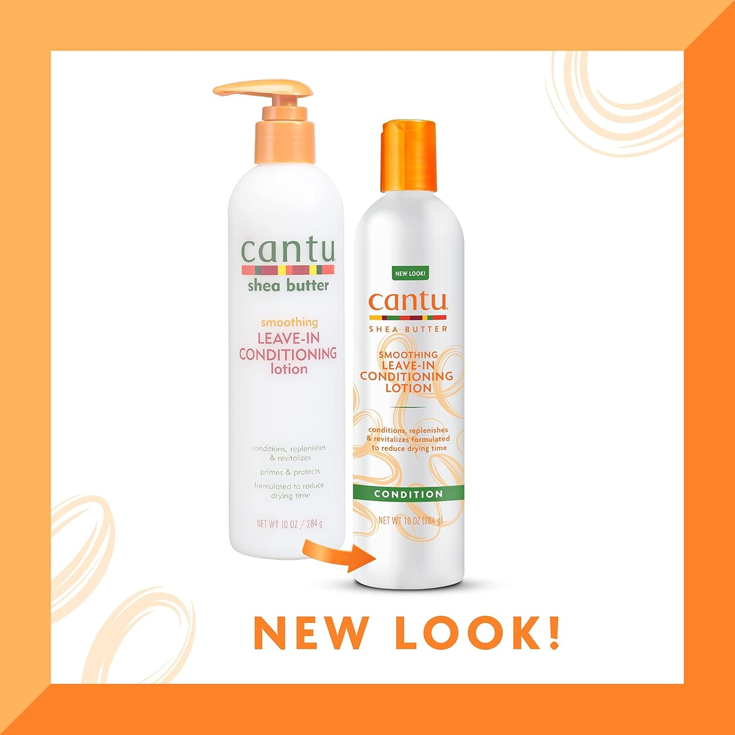 Cantu Shea Butter Smoothing Leave-In Conditioning Lotion, 10 oz, 6 Pack