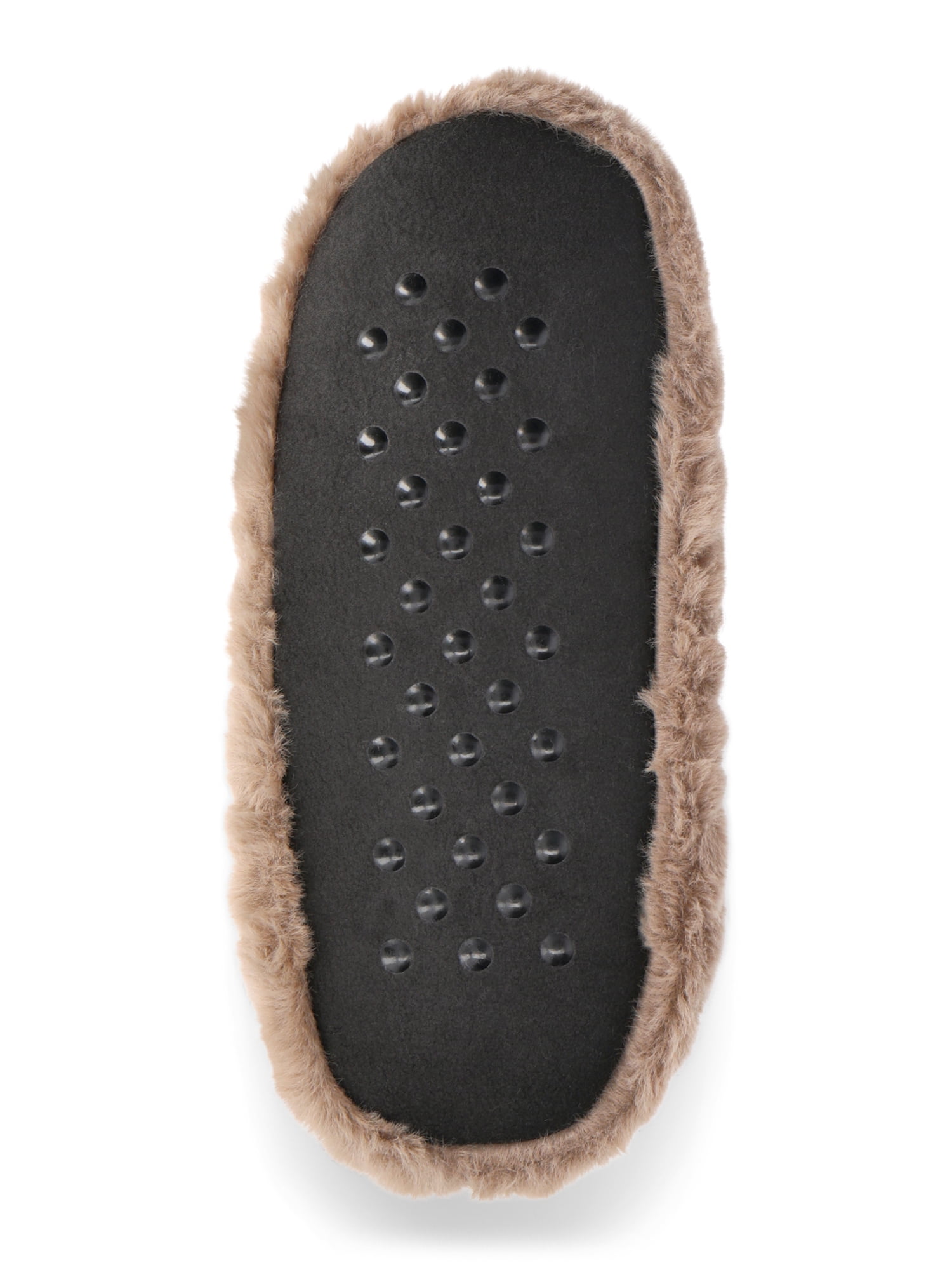 Fuzzy Babba Women's Textured Faux Fur Slipper Socks, 1-Pack, One Size