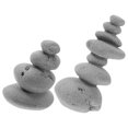 thumbnail image 3 of 2pcs Garden Patio Landscape Stone Decoration Stacked Stone Sand Table Ornaments, 3 of 4