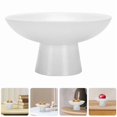 thumbnail image 3 of Fruit Tray Bowl Large Decorative Ceramic Footed Serving Dish Stand, 3 of 6