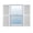 White, variant on Builders Edge 15 In. x 36 In. Vinyl Louvered Shutter, (2-Pack) — Residential Use, Standard Application