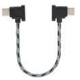 thumbnail image 1 of M Buder Cable de Datos Tipo C a Tipo C de 15 cm en Ángulo Recto para Controlador Remoto DJI Mavic Air 2, Mini 2, Osmo Pocket, Alta Velocidad y Conexión Estable, 1 of 9