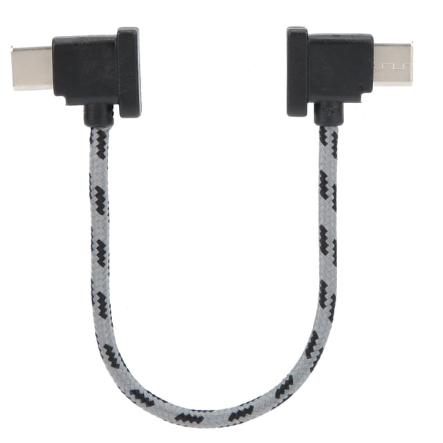 M Buder Cable de Datos Tipo C a Tipo C de 15 cm en Ángulo Recto para Controlador Remoto DJI Mavic Air 2, Mini 2, Osmo Pocket, Alta Velocidad y Conexión Estable