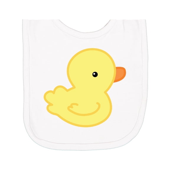 Inktastic Yellow Baby Duck Newborn Bib