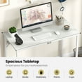 thumbnail image 6 of Gymax 6PCS Home Office PC Table Rectangular Meeting Room Table 40''x19.5'' w/ Metal Frame, 6 of 8