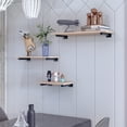thumbnail image 3 of Industrial Steel Floating Shelf Supports, Easy Installation Wall Mounting Brackets For Diy Home Storage And Wide Application (25 2 Pieces), 3 of 5