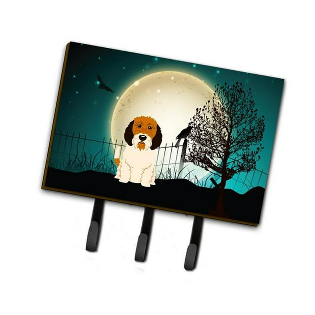 Halloween Scary Petit Basset Griffon Veenden Leash or Key Holder