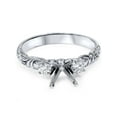 thumbnail image 4 of 1/4ct Vintage Style Engagement Ring Setting 14K White Gold, 4 of 4