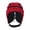 Red, variant on Rugby Helmet Headguard with Adjustable Strap Ultralight Impact-Resistant Soccer Ski Soft Protective Helmet for Kids Youth-Red,L