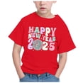 thumbnail image 5 of Godom Girls' Short Sleeve Shirts Crewneck Casual Tops Tees Blouses Kids Tshirts Clothes Summer Tops T-Shirt, 5 of 7