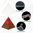 thumbnail image 3 of Resin Silicone Mold 1 Set (2packs) Pyramid Epoxy Mould with Holding Frame, 3 of 6