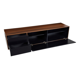 thumbnail image 2 of Mueble Para Tv Omega Nogal con Negro Mesa De Tv Pantalla Centro De Entretenimiento Dimobeler Omega, 2 of 3