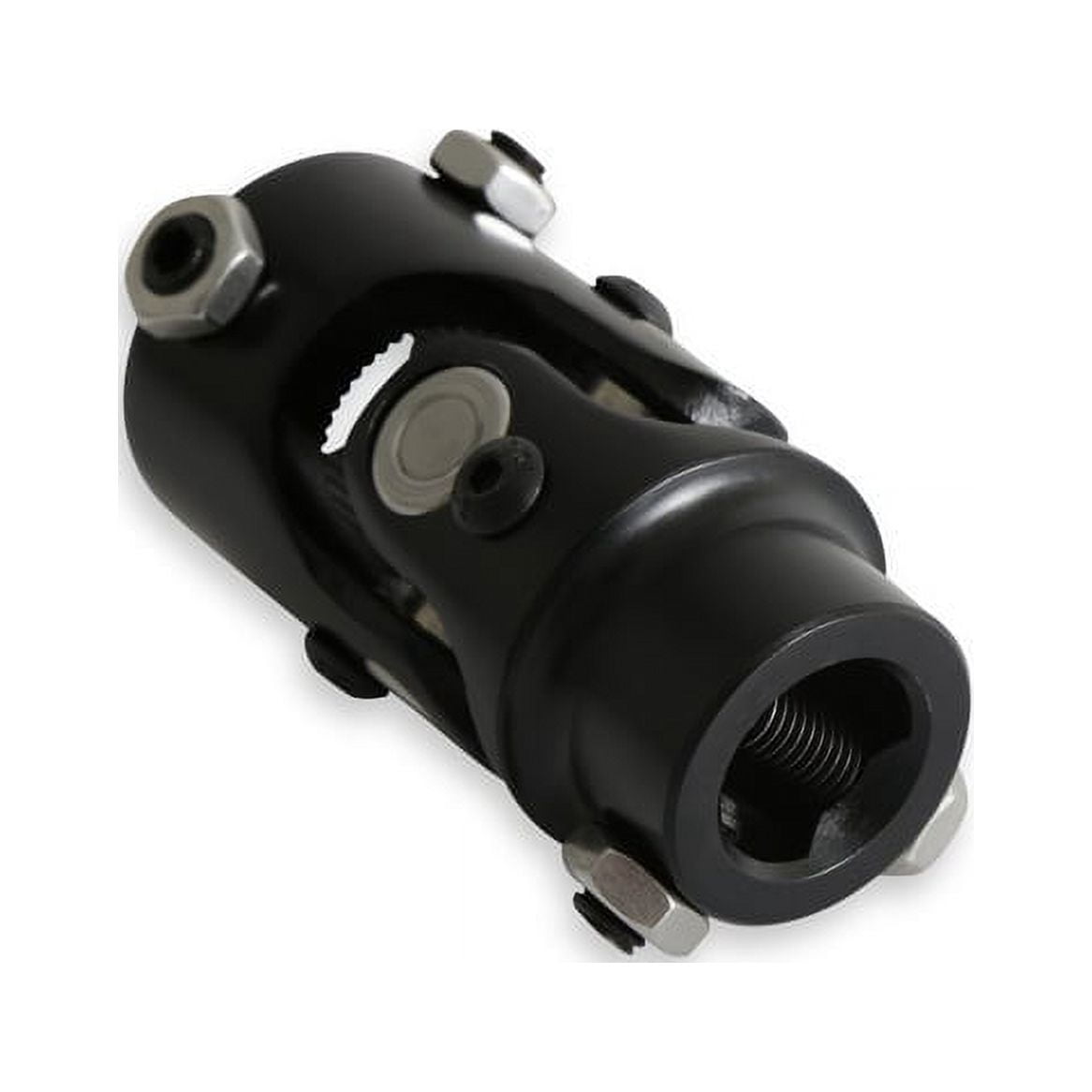 Holley 320-104 U-Joint, 1 Inch 48 Spline to 1 Inch DD - Black Zinc
