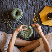 Leisure Arts Learn to Loop Crochet Kit with Book and Tool Beginner Set