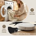 thumbnail image 5 of ODIKA 2'x3' Washable Samll Area Rug Black Cream Abstract Star and Wave Design Elegant Contrast with Fluid Lines Bold for Entryway, Kitchen, Laundry Room, Non-Slip, Low Pile, 5 of 7