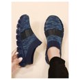 thumbnail image 4 of Men's Backless Slip‑on Mule Walking Shoes, Knit Mesh Casual Slide Footwear With Segmented Grooved Outsole for Daily Leisure, 4 of 7