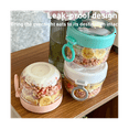 thumbnail image 2 of 20Oz Overnight Oats Container with Lid and Spoon - Portable Oatmeal Breakfast Cup for On-The-Go, 2 of 8
