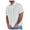 White, variant on Lenago Mens Dress Shirts Casual Solid Young Turn-down Collar with Pocket Button Short Sleeve Blouse Tops Shirt
