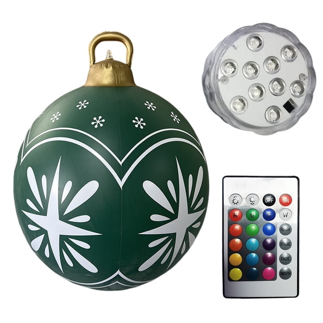 Inflable Navidad Juguete Al Aire Libre 60 Cm PVC Resplandor Impermeable Jardín