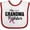 White and Red, variant on Inktastic Breast Cancer Awareness My Grandma is a Fighter Boys or Girls Baby Bib
