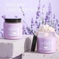 thumbnail image 2 of Lavender Scented Candle, BOYUJK Lavender Candles Scented Gift Set for Stress Relief, 2 Lavender Scented Soy Candles, Relaxation Gifts for Women (Lavender), 2 of 7