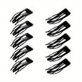 thumbnail image 1 of 24 Piezas Pinzas para el Cabello de Doble Agarre Pinzas para el Cabello de Metal Pasadores para el Cabello para Mujer para Hacer Cabello, Suministros de Salón (Negro), 1 of 5
