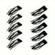 thumbnail image 1 of 24 Piezas Pinzas para el Cabello de Doble Agarre Pinzas para el Cabello de Metal Pasadores para el Cabello para Mujer para Hacer Cabello, Suministros de Salón (Negro), 1 of 5
