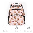 thumbnail image 6 of HUIACONG 13.5 Inch Cute Capybara Cherry Heart Kids School Backpack Water Resistant Multi-Pocket Adjustable Breathable Padded Shoulder Straps Lightweight Large Capacity Bookbag for Preschool, 6 of 7