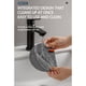 thumbnail image 4 of Cubierta plana para desagüe de ducha | Atrapa pelos y elimina olores para bañera, lavabo y ducha | Protector antideslizante de PVC para suelo (1 unidad), 4 of 7
