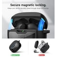 thumbnail image 4 of Suritch Protective Case for JBL Vibe Beam, Vibe Beam 2, Vibe 200TWS Earbuds with Carabiner, Cleaning Kit and Removal Tool, Black, 4 of 7